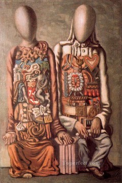 Maniquíes coloniales 1943 Giorgio de Chirico Surrealismo metafísico. Pinturas al óleo